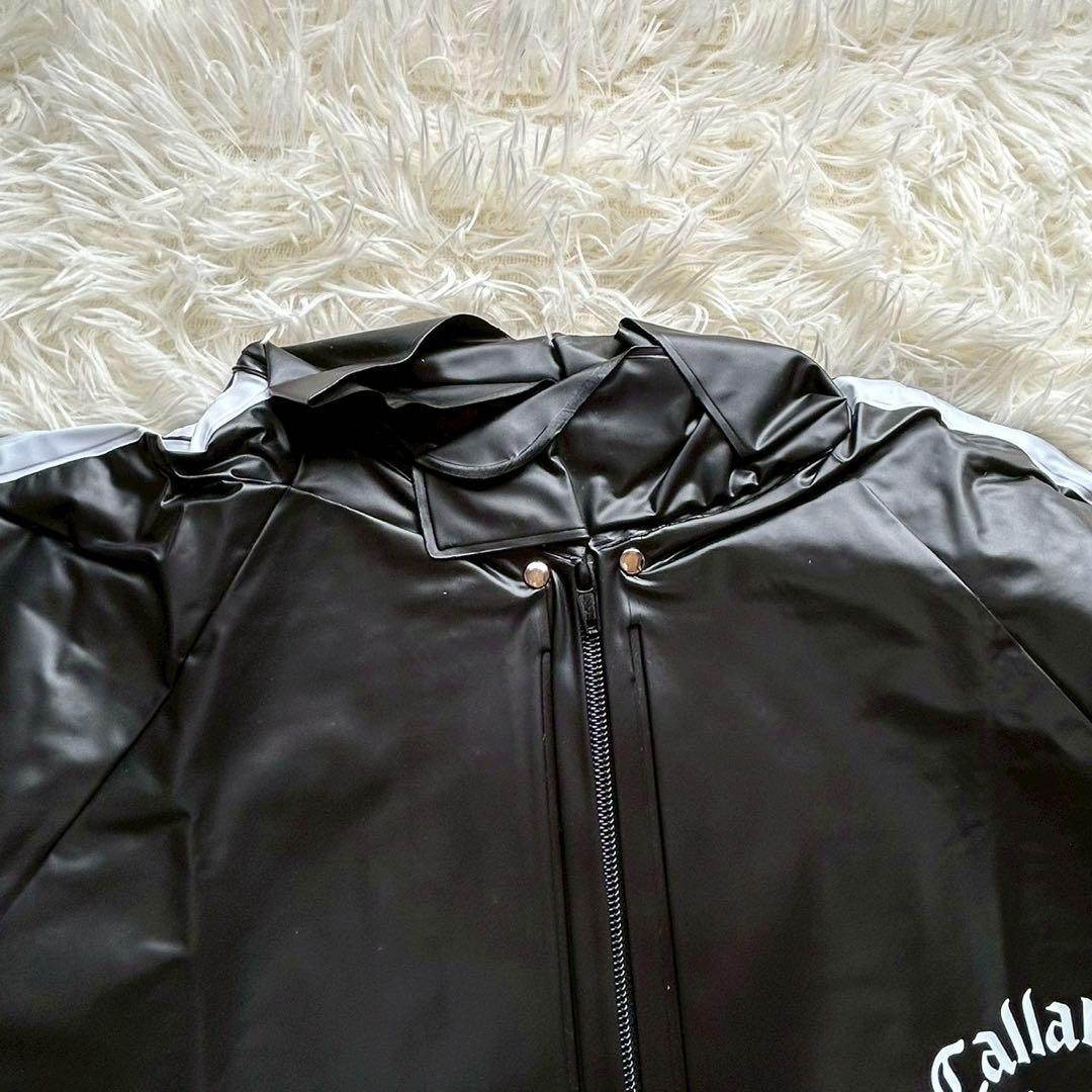 【美品】キャロウェイ ゴルフ レインウェア セットアップ スポーツウェア 黒XL